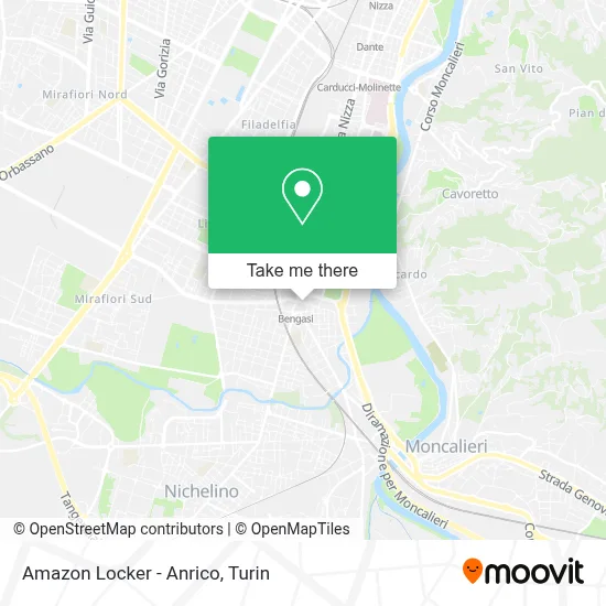 Amazon Locker - Anrico map