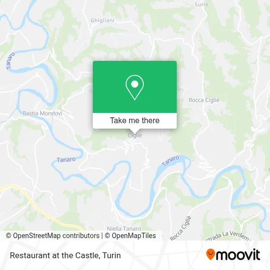 Restaurant at the Castle map