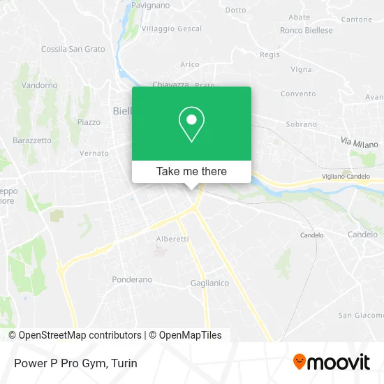 Power P Pro Gym map