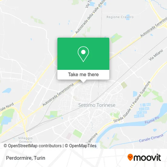 Perdormire map