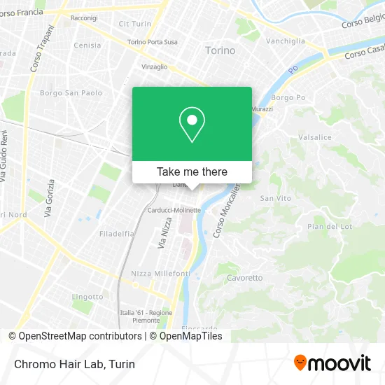 Chromo Hair Lab map