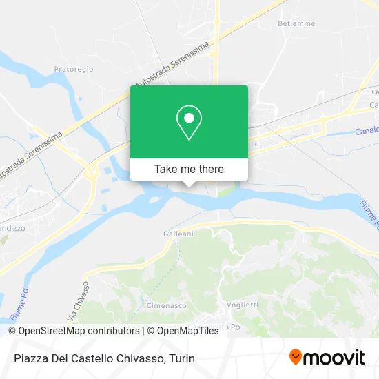 Piazza Del Castello Chivasso map