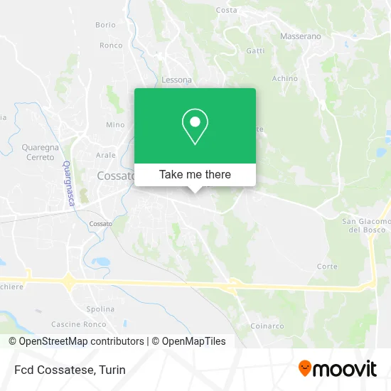 Fcd Cossatese map