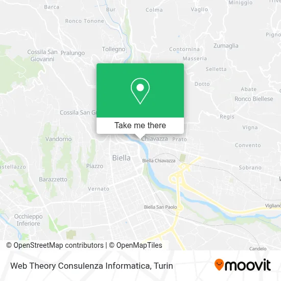 Web Theory Consulenza Informatica map