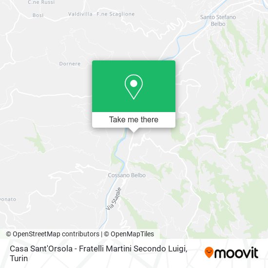 Casa Sant'Orsola - Fratelli Martini Secondo Luigi map