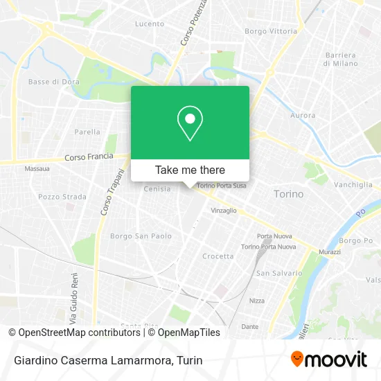 Giardino Caserma Lamarmora map