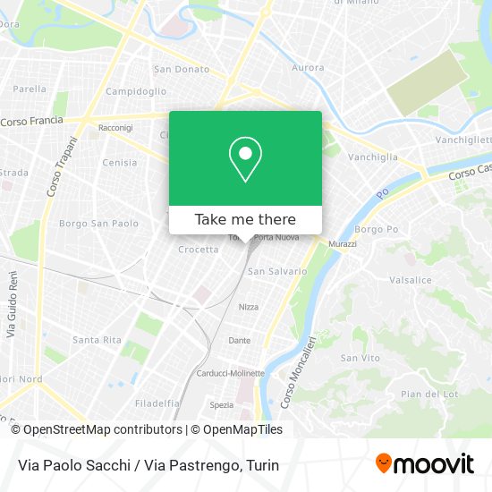 Via Paolo Sacchi / Via Pastrengo map