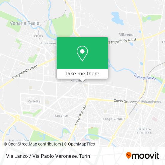 Via Lanzo / Via Paolo Veronese map