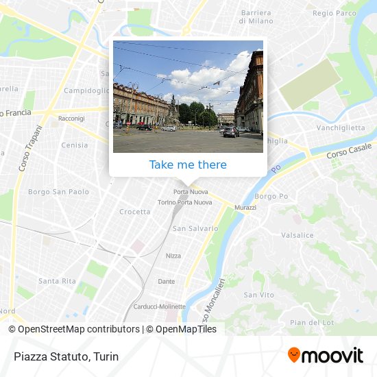 Piazza Statuto map