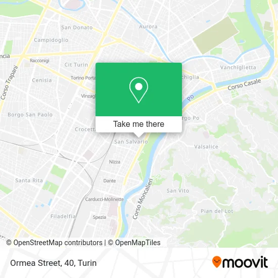 Ormea Street, 40 map