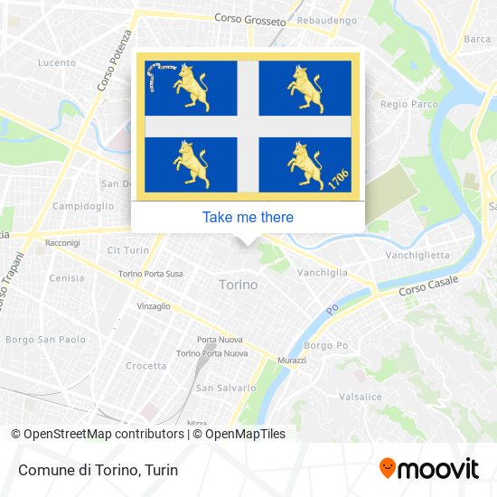 Comune di Torino map