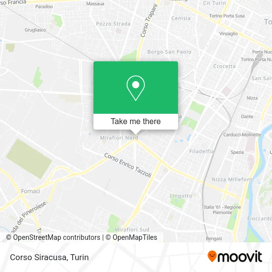 Corso Siracusa map