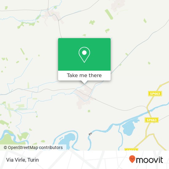 Via Virle map