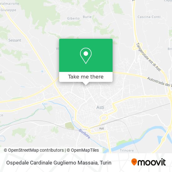 Ospedale Cardinale Gugliemo Massaia map