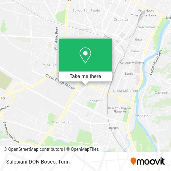 Salesians DON Bosco map