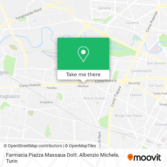 Farmacia Piazza Massaua Dott. Albenzio Michele map