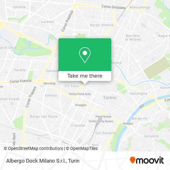 Albergo Dock Milano S.r.l. map