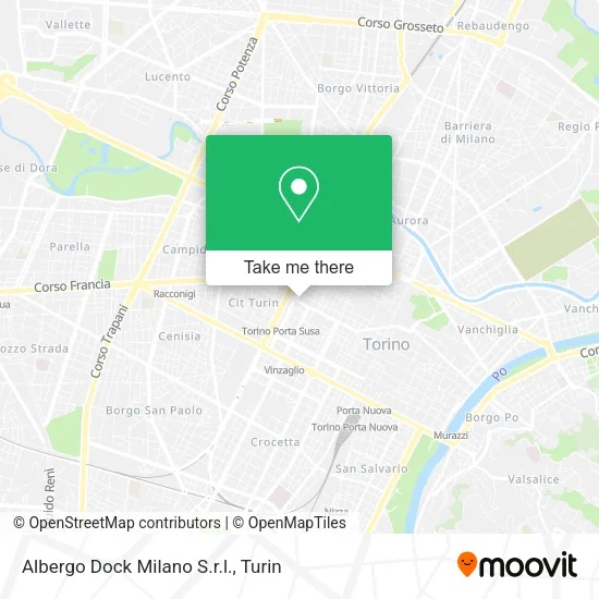 Albergo Dock Milano S.r.l. map