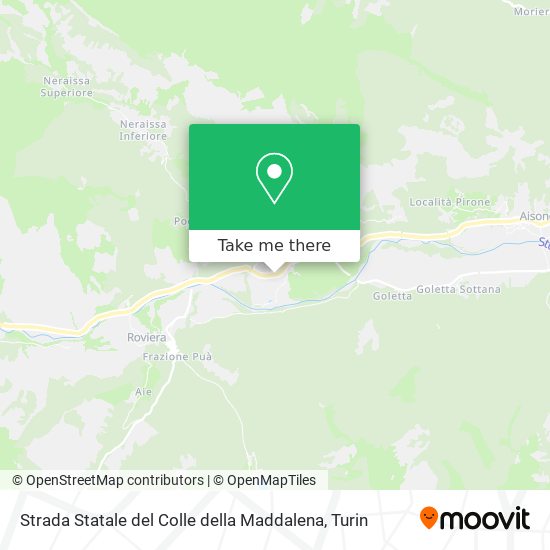 Strada Statale del Colle della Maddalena map
