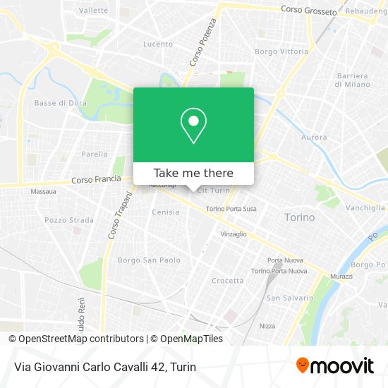 Via Giovanni Carlo Cavalli 42 map