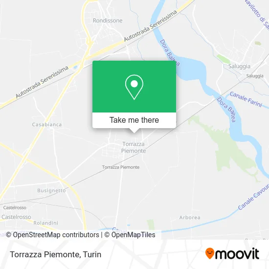 Torrazza Piemonte map