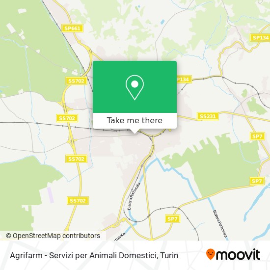 Agrifarm - Servizi per Animali Domestici map