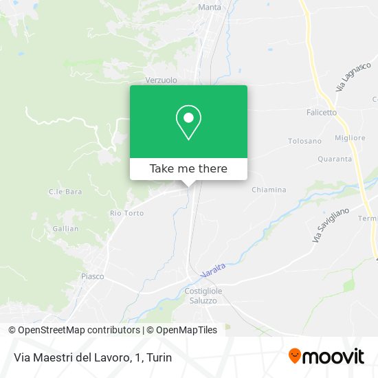 Via Maestri del Lavoro, 1 map