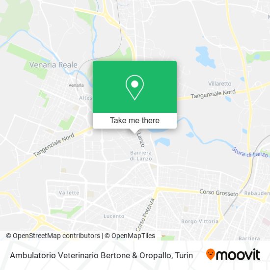 Ambulatorio Veterinario Bertone & Oropallo map