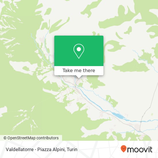 Valdellatorre - Piazza Alpini map