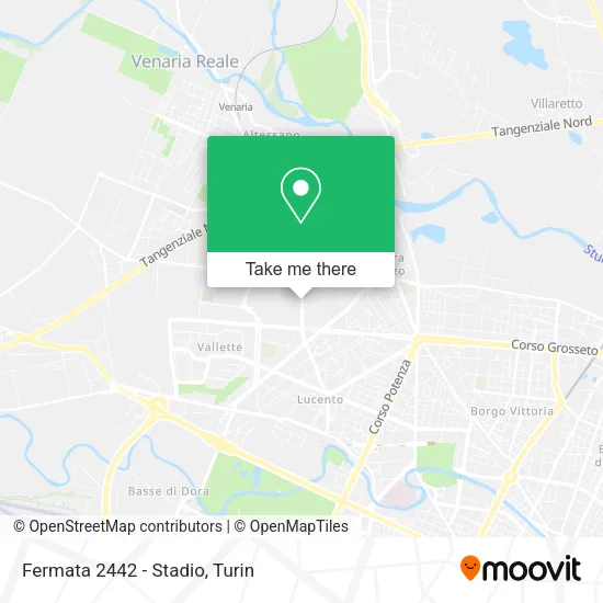 Fermata 2442 - Stadio map