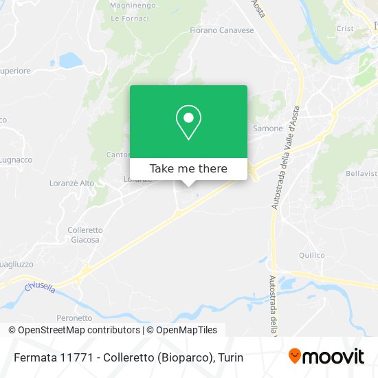 Fermata 11771 - Colleretto (Bioparco) map