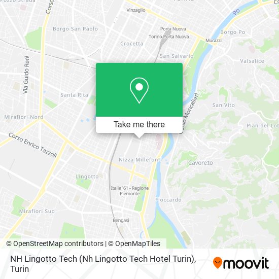 NH Lingotto Tech (Nh Lingotto Tech Hotel Turin) map