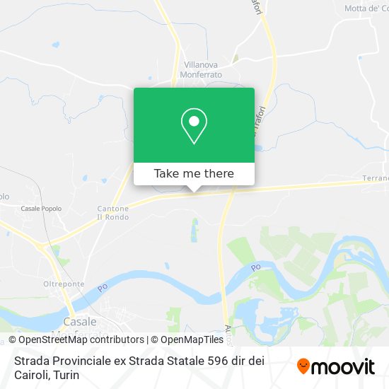 Strada Provinciale ex Strada Statale 596 dir dei Cairoli map