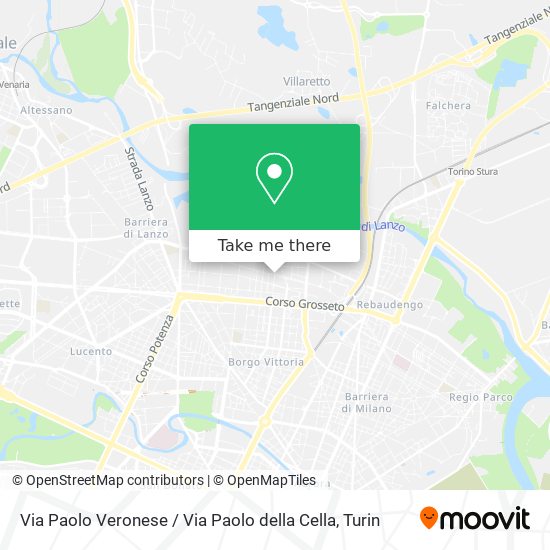 Via Paolo Veronese / Via Paolo della Cella map
