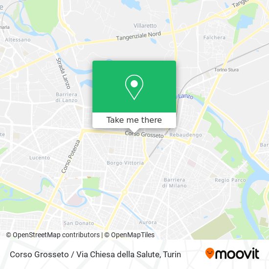 Corso Grosseto / Via Chiesa della Salute map