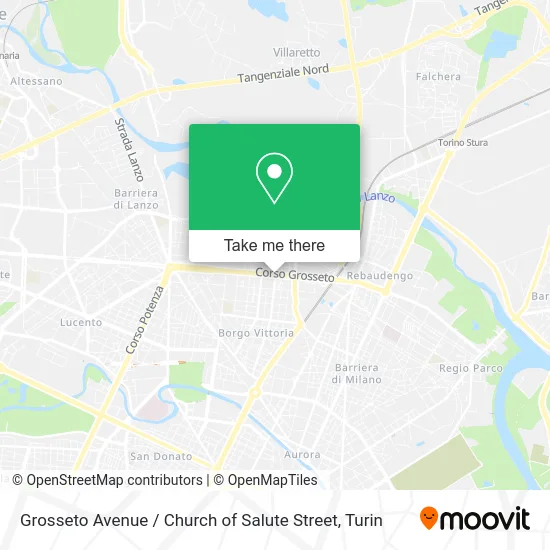Grosseto Avenue / Church of Salute Street map