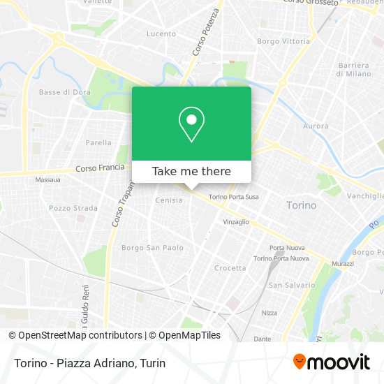 Torino - Piazza Adriano map