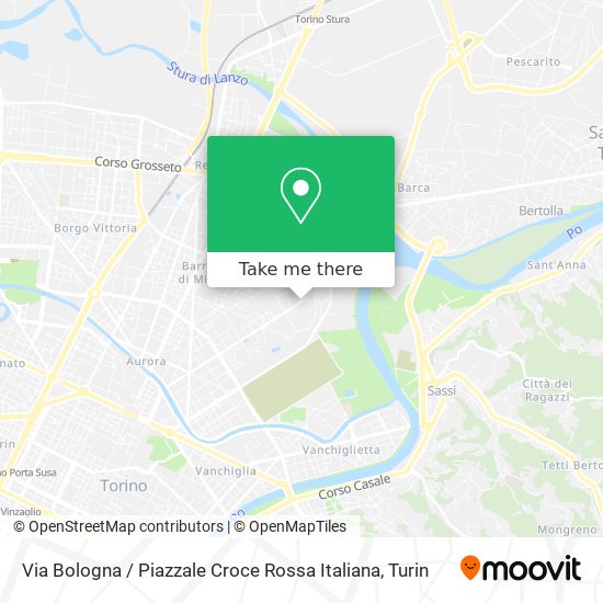 Via Bologna / Piazzale Croce Rossa Italiana map
