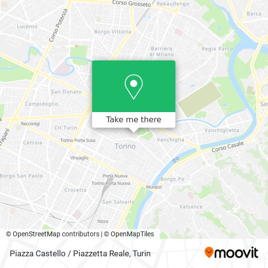 Piazza Castello / Piazzetta Reale map