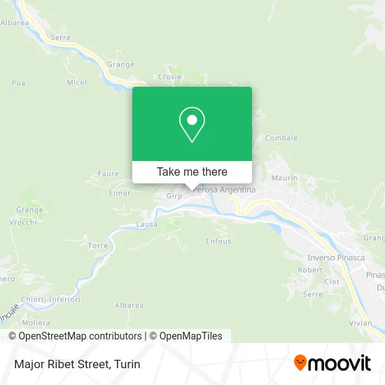 Major Ribet Street map