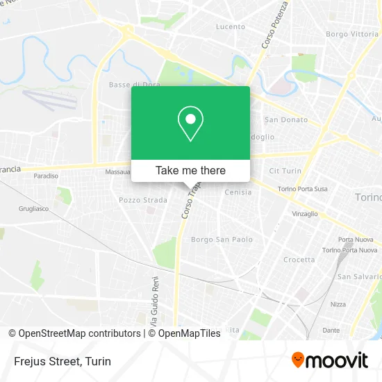 Frejus Street map