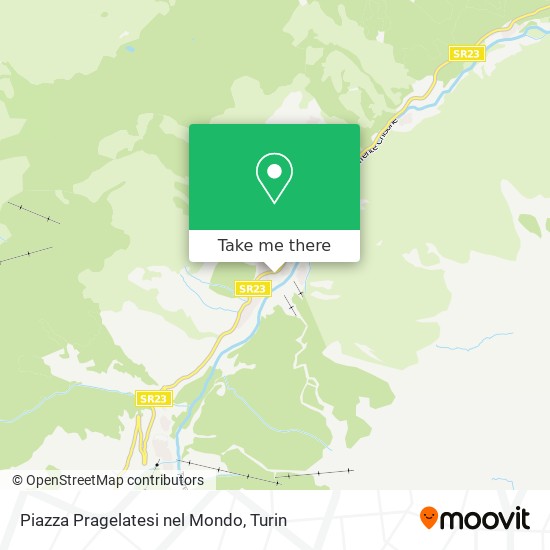 Piazza Pragelatesi nel Mondo map