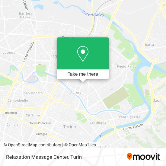 Relaxation Massage Center map