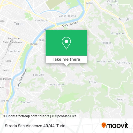Strada San Vincenzo 40/44 map