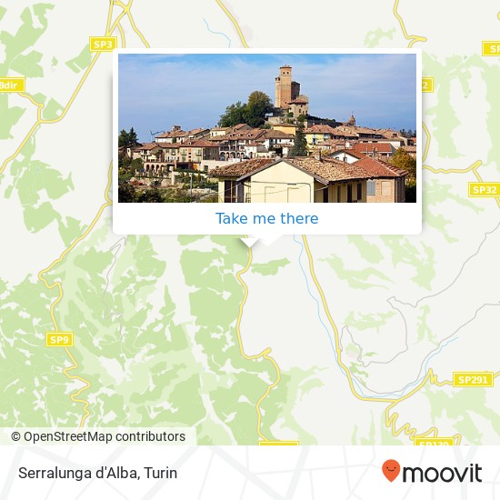 Serralunga d'Alba map