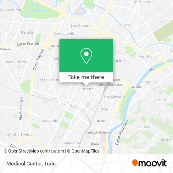 Medical Center map