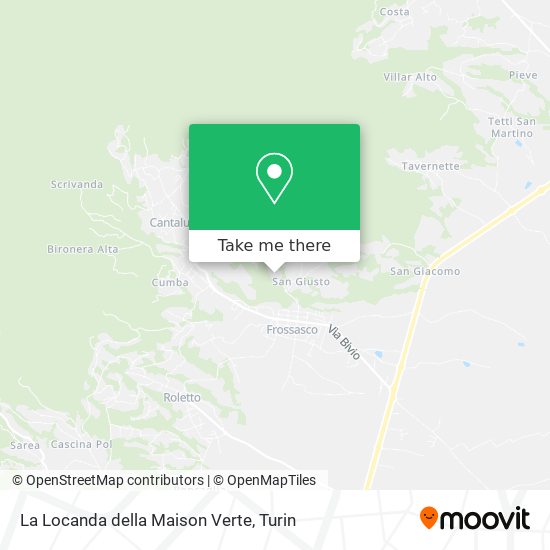 La Locanda della Maison Verte map