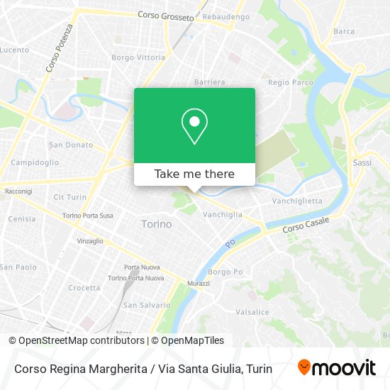 Corso Regina Margherita / Via Santa Giulia map