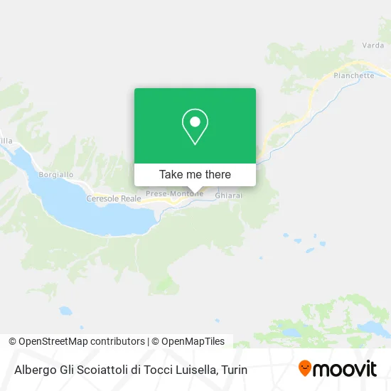 Albergo Gli Scoiattoli di Tocci Luisella map