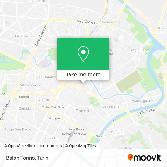 Balon Torino map